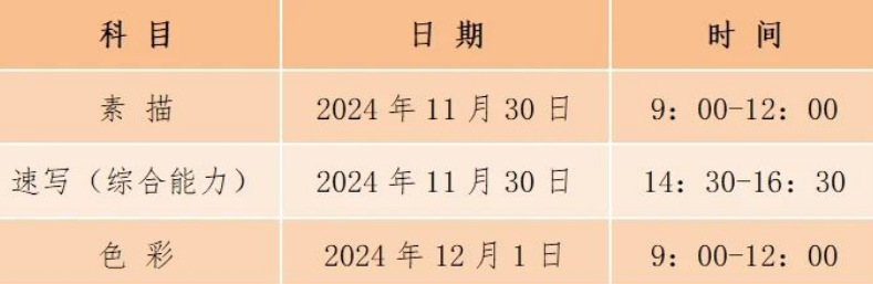 2025年河北省普通高校招生美术与设计类专业统考